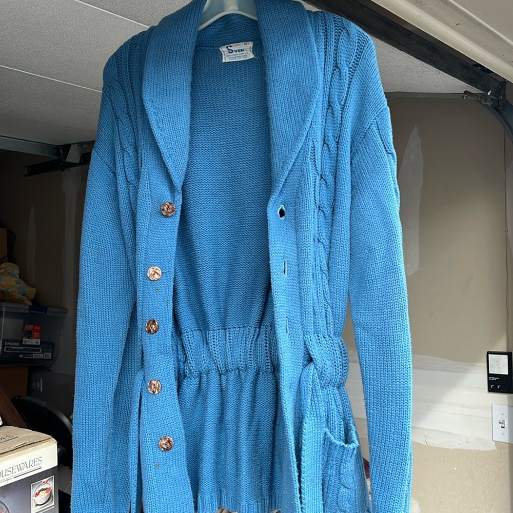 Vintage 1960s Sven Wool Knit Sweater